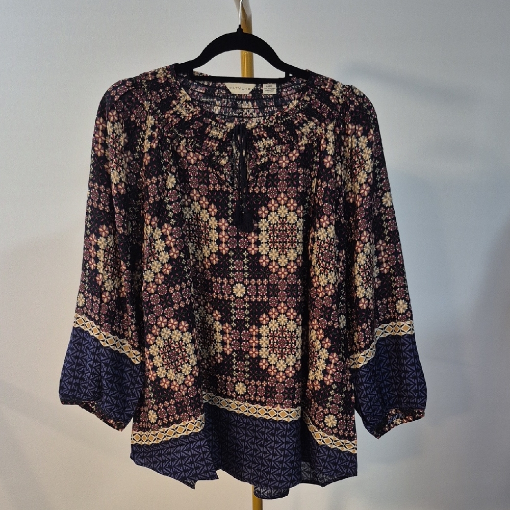 Floral Patterned Women's Top